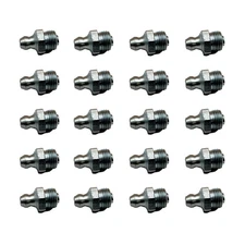 Grease Nipple Straight 1/8" Bsp, 20 Pcs. Fits JCB Backhoe (Part No. 1450/0001)