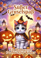 Halloween-Malbuch FüR Kinder, Gruselspaß, Malen Nach Zahlen, KreativitäT