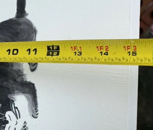 Original Sumi Tusche Aquarell Gemälde zwei Katzen Künstler Siegel mit Signatur - Bild 7 von 7