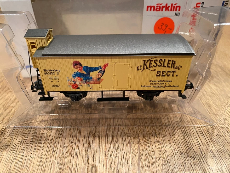 Märklin H0 84891 Bierwagen mit Bremserhaus SoMo "Kessler Sect" *OVP* - Bild 2 von 4