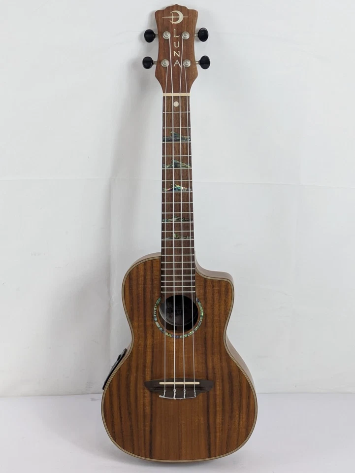 LUNA UKULELE UKE HTC KOA High Tide Concert Uke A/E w/ Preamp & Gig B (EC2037402) - Image 3 of 4