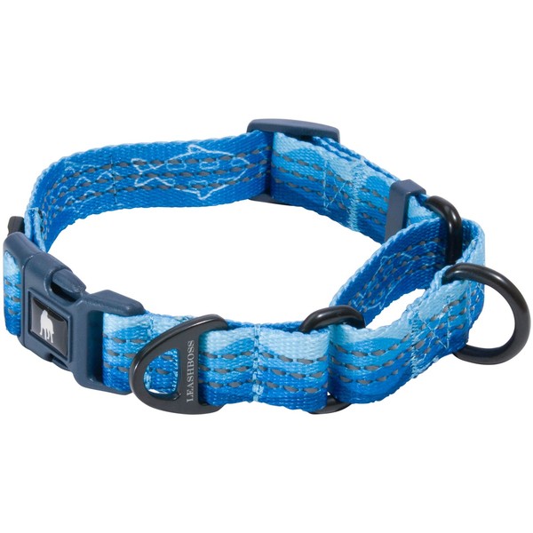 Leashboss Martingale Reflektierendes Nylon-Hundehalsband Verstellbar-image