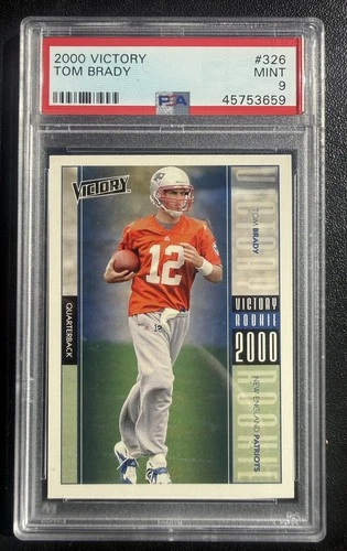 Tom Brady 2000 326 PSA 9 Upper Deck Victory Rookie RC New England Patriots NFL