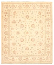 Traditional Vintage Hand-Knotted Area Rug 8'2" x 9'9" Oriental Wool Carpet