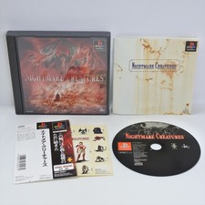Jeu PS1 Nightmare Creatures PAL FR - Complet Avec Notice - Bon État
