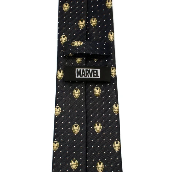 Corbata para hombre Marvel Iron Man punto gris Foto 4 de 4