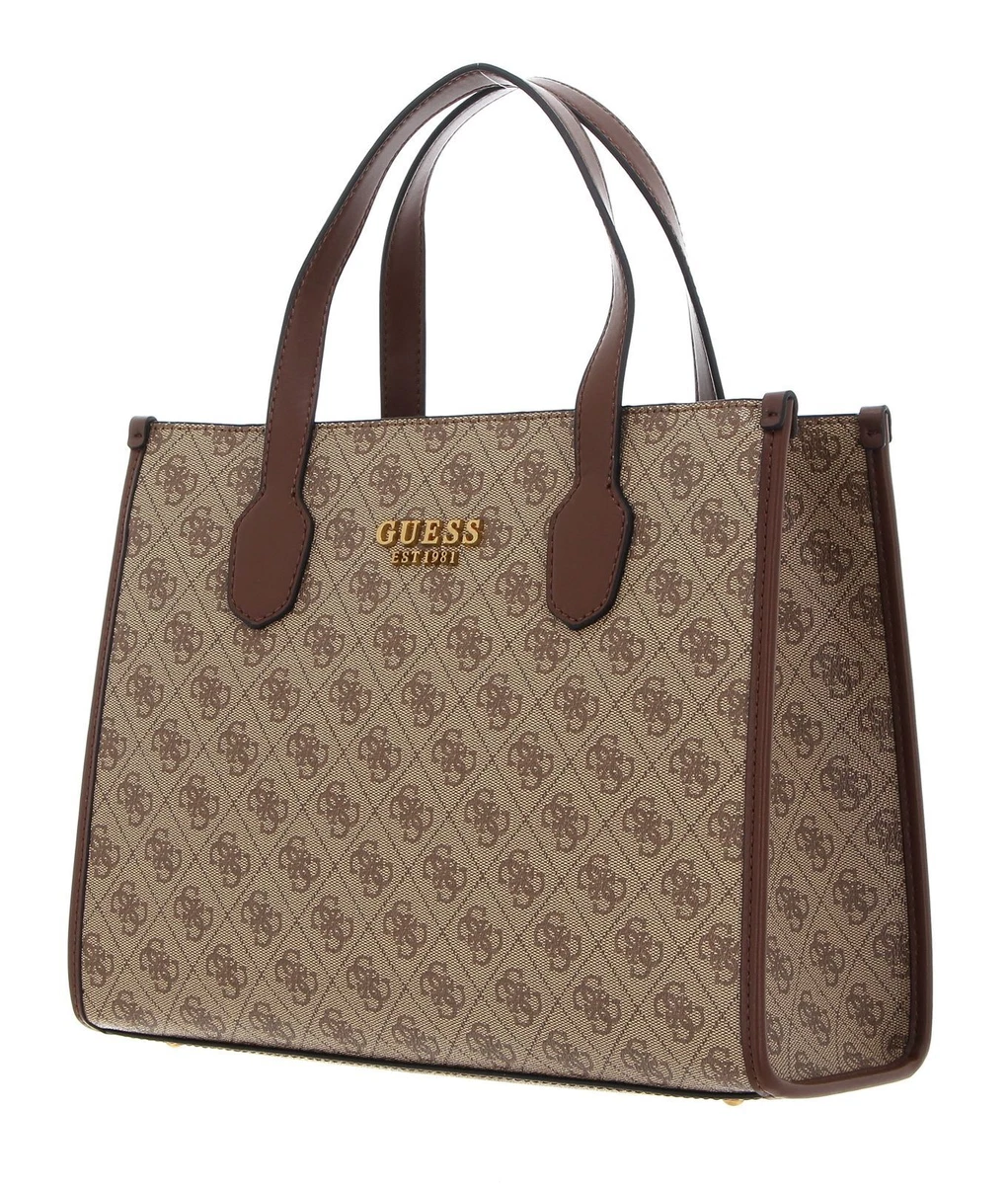 guess brown tote