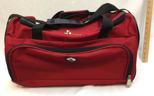 Luggage Suitcase Bag Red Travel Rolling 