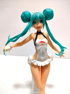 Hatsune Miku Racing Miku 2022 Tropical Maid Ver. Figure 6.29in