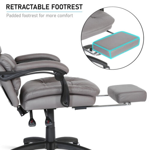 Silla de Oficina Ergonómica Reclinable Giratoria Ajustable Tela PC Computadora Escritorio Silla - Imagen 57 de 89