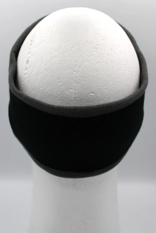 Nike Para Hombres Diadema Tejida Sin Costuras Reversible Hierro Gris/Negro Para Hombre Foto 3 de 4