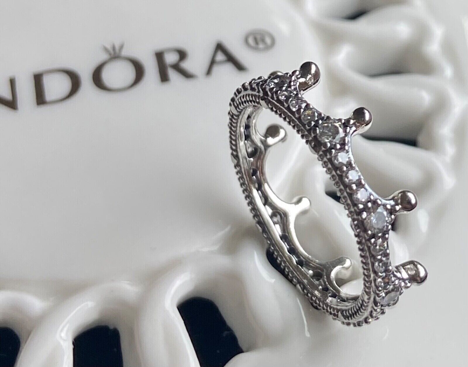 PANDORA Ring, Polished Crown - Size 50 - American Jewelry