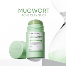 SKINTIFIC Mugwort Acne Clay Stick 40g US Free Tax
