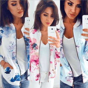Fashion-Ladies-Women-Long-Sleeve-Zipper-Coat-Jacket-Short-Coat-Casual-Outerwear