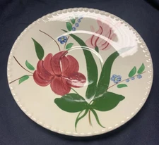 Blue Ridge Pottery Southern BlueBell Bouquet Saucer 6”