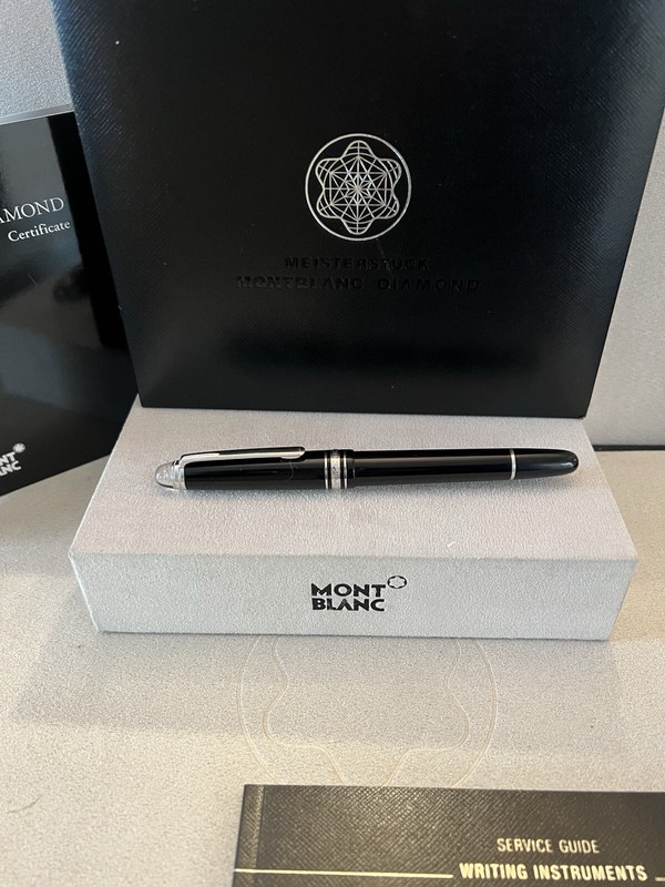 MontBlanc,”Soul Maker”,Diamond .06 Ct, VVSl, F. Pen,14K Nib,100, Germany 🇩🇪