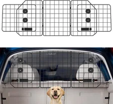 OUSHENG Car Dog Barrier for SUV, Adjustable Pet Divider Gate Trunk 59in 