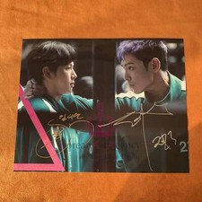 Squid Game T.O.P & Yim Si Wan 10-Inch Dual Autographs
