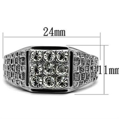 ラッキー様　前用36 TK361 - High polished (no plating) Stainless Steel Ring with