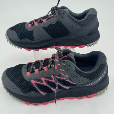 Merrell Wildwood WOMENS Gray Pink Lace Up J135310 Trail  display picture 1