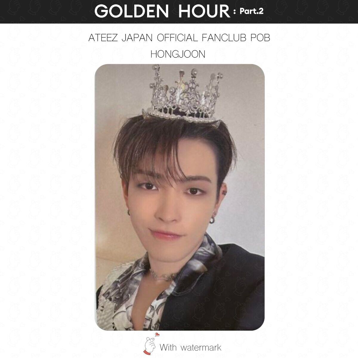 ATEEZ GOLDEN HOUR Part.2 JAPAN STORE BENEFIT POB PHOTOCARD ATEEZ GOLDEN HOUR Part.2 JAPAN STORE BENEFIT POB PHOTOCARD