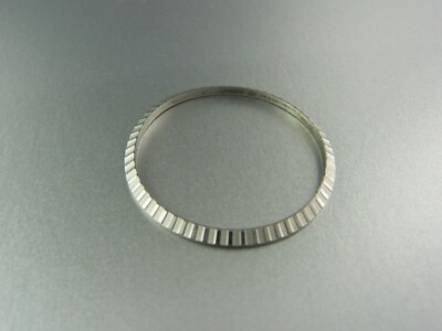 ROLEX Datejust 16200 16220 36 mm Lünette Bezel Engine Turned f Saphirglas Steel