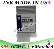 cartridge fits PFI-106 pfi-105 blue canon ipf 6300 ipf 6300s ipf 6350 ink cbn