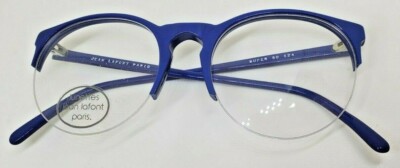 Vontage Jean Lafont Eyeglasses Super 50 Semi Rimless Made in France Retro Geek