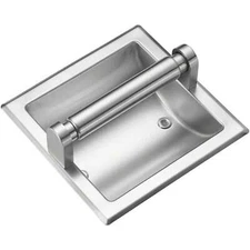 Bathroom Recessed Toilet Paper Holder Stainless Steel Paper Dispenser Wall Mount