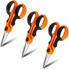 3 Pcs Fishing Line Scissors Non Slip Serrated Edge Braid Scissors Line Cutter