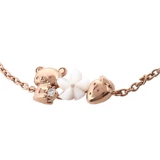 J-Plus Korilakkuma Rilakkuma Strawberry Love Bracelet (Pink Gold) Accessories