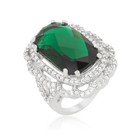 Deep Green Cocktail Crest Ring Size 5 — photo 2