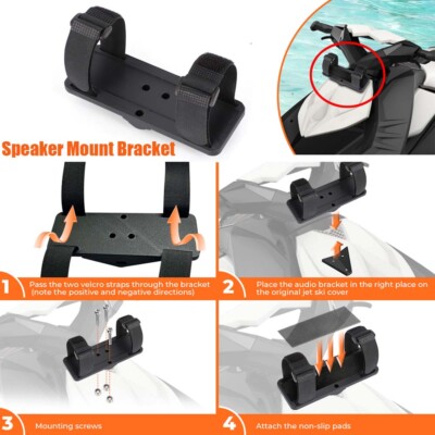 For SeaDoo Spark/Spark Trixx Universal Speaker mount 2.1 (Speaker NOT included)