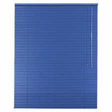 Aluminium Jalousie Alu Jalousette Rollo Fensterjalousie - Höhe 110 cm blau