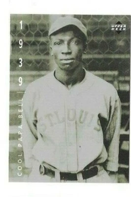 COOL PAPA BELL AN AMERICAN EPIC NEGRO LEAGUE ST LOUIS STARS 49 FREE SHIPPING - Photo 1/2