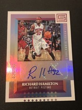 2017-18 Panini Status Legendary Signatures /199 Richard Hamilton #LS-RHM Auto