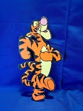 Vintage Tigger Thick Board Wall Hanging Plaque Disney