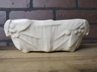 Vintage McCoy Pottery Leaves and Berries 8" by 4.5" Planter Ivory