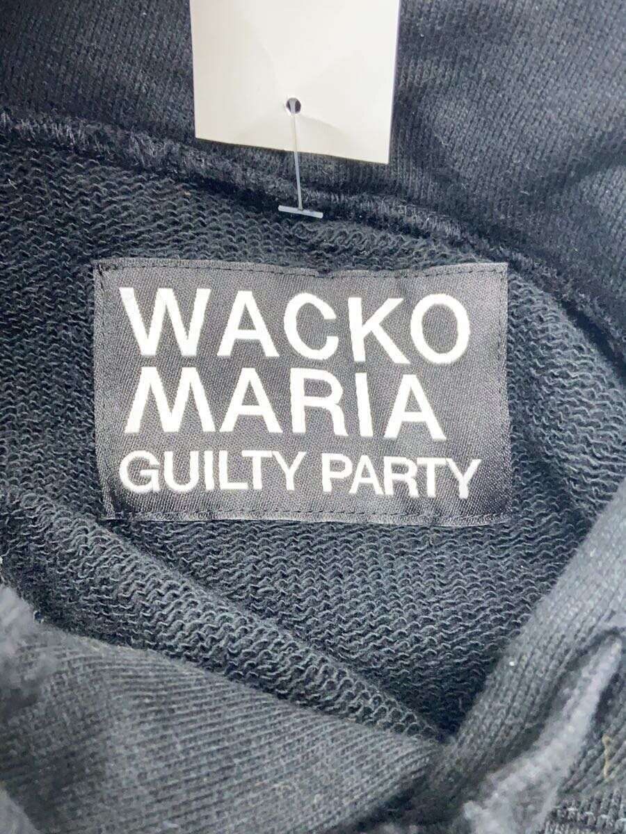 トップス WACKO MARIA STRIPED HEAVY WEIGHT HOODED WACKO MARIA/HEAVY WEIGHT HOODED SWEAT SHIRT（BLACK）［プル