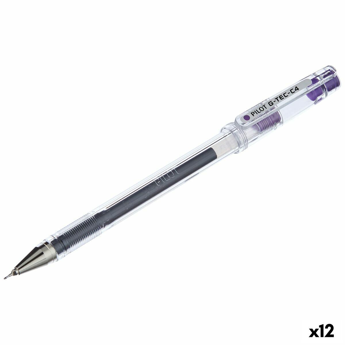 Penna gel Pilot G-TEC C4 Viola Violetta 0,2 mm (12 Unità)