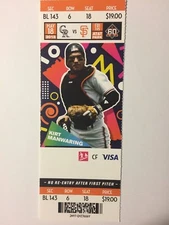SAN FRANCISCO GIANTS VS COLORADO ROCKIES MAY 18, 2018 TICKET STUB