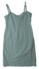 Tommy Hilfiger 8 Gingham Blue Plaid Y2K Dress VTG 90s Back Zip Tank Clueless TH