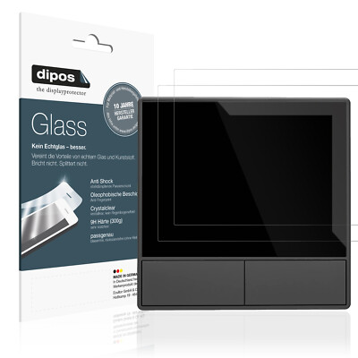 2x Schutzfolie für SONOFF NSPanel-EU - Anti-Shock 9H Folie dipos Glass