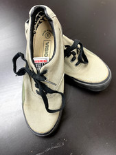 Vision Street Wear Vintage Skate BMX Shoes 1986 In New Cond. Some Green SIZE 6