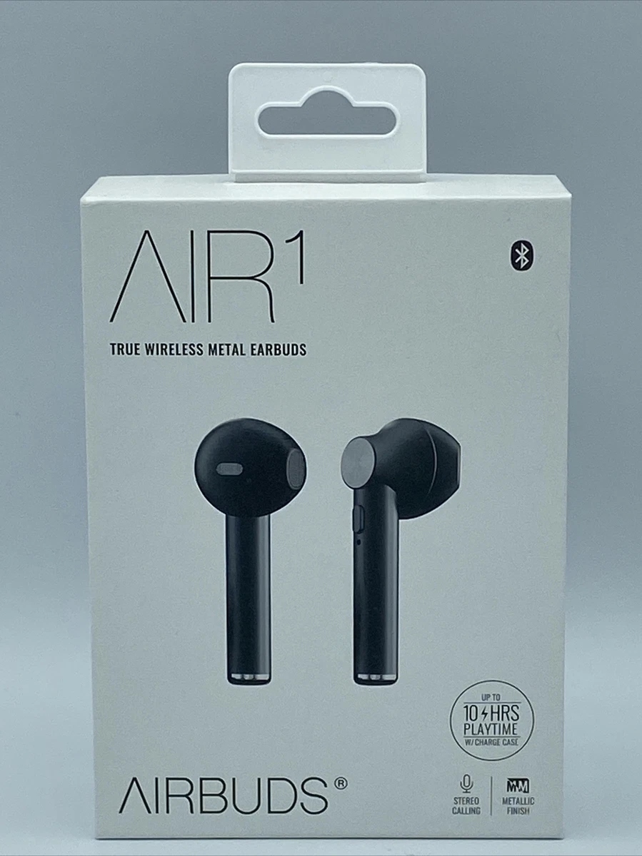 AIR1 True Metal Wireless Earbuds WL14551 New in Factory Box