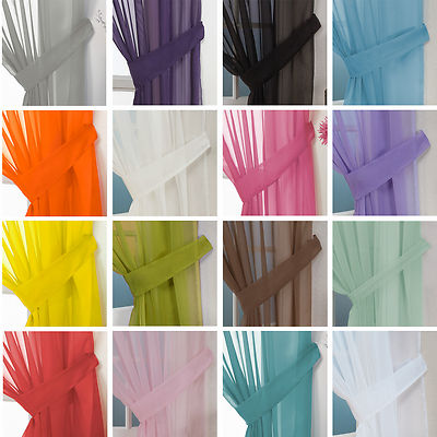 Pair X2 Of Voile Tie Backs Tiebacks Holdbacks Curtains Nets Pair X2 Of Voile Tie Backs Tiebacks, Tiebacks For Curtains