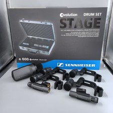 New Sennheiser Drum Kit 600 e600 Drum Mic Package with Case e602 e604 e614 US