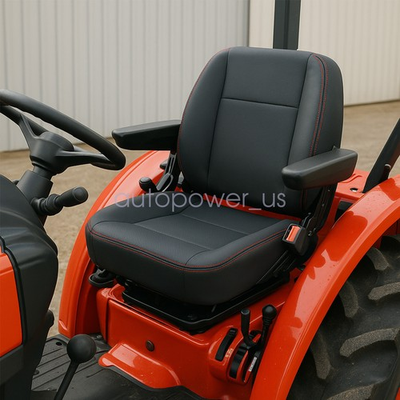 #ad Universal Forklift Seat Tractor Seat Riding Mower Seat With Armrest amp; Safe Belt $114.05