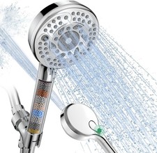 Filtered Shower Head With Handheld 9spray Setting Detachable Showerhead With Fil