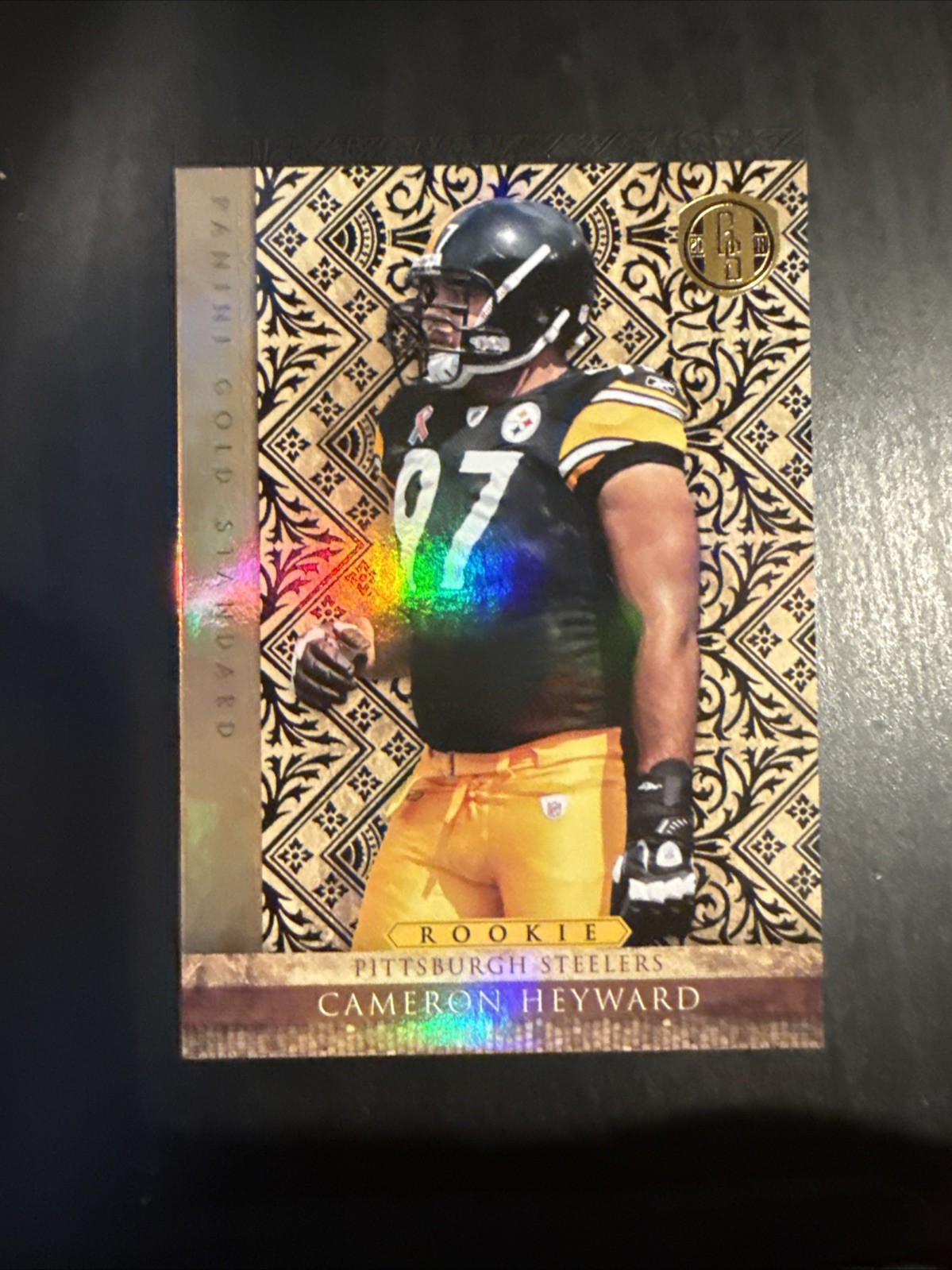 Cameron Heyward Panini Gold Standard #165 Black Gold